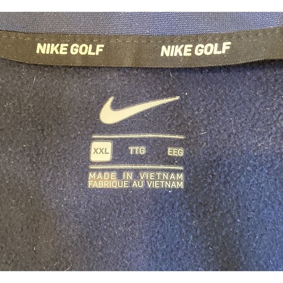 Nike Golf 1/4 Zip Jacket Size 2XL Men’s Blue Gray Pullover - Picture 3 of 8